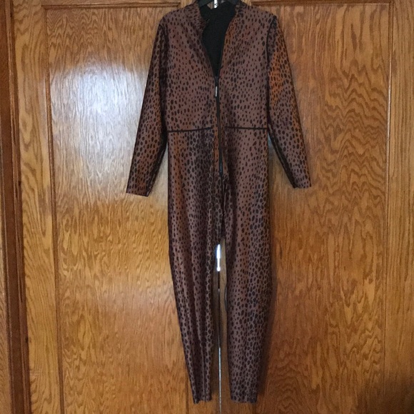Good American Reversible Cheetah Print One Piece Catsuit Size 3X NWT - Picture 2 of 13
